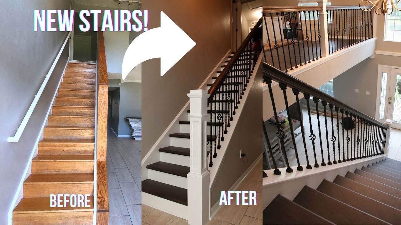 DIY staircase transformation