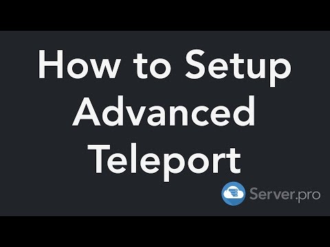 How to Setup the Advanced Teleport Plugin - Minecraft Java