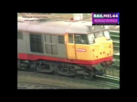 British Railways. A day in Doncaster 1988. A really good day in September brings mixed traction.