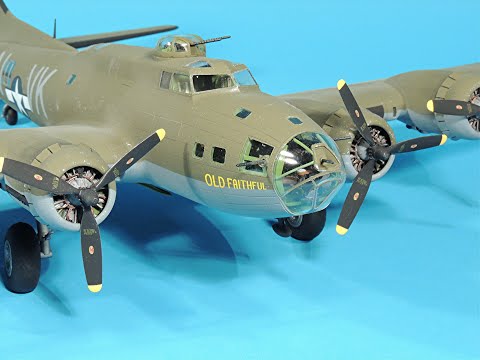 HK 1/48 B-17F/G-Building the unbuildable-techniques for a successful build.