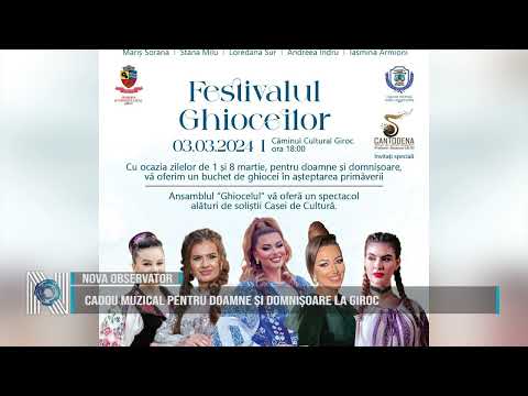 Cadou muzical pentru doamne și domnișoare la Giroc