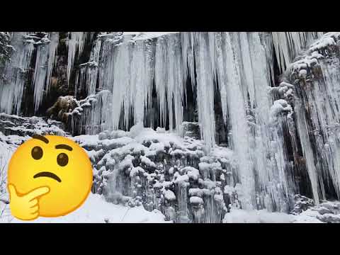 Cheile Jiețului, iarna. Cascade înghețate, peisaje de poveste. 