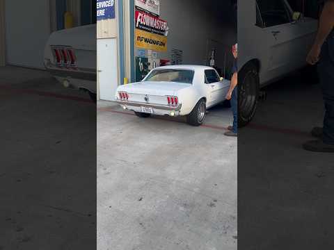 289 67 Mustang side exhaust w/ H Pipe