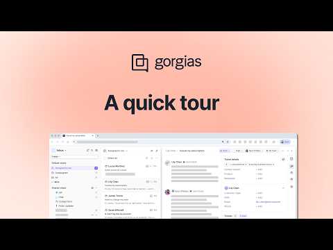 Gorgias 5 Omnichannel Inbox Video