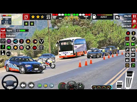 Police Bus  Driving  Simulator -  Ultimate Cop  Bus Prisoner Transport  Driver - Android Gameplay #2