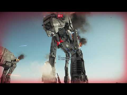 Fastest takedown of the AT-M6's on Crait? - Star Wars Battlefront 2 Gameplay