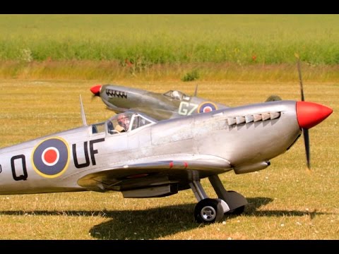 FOUR 1/4 SCALE RC WW2 FIGHTER WARBIRDS "LEGENDS FIGHTER GROUP" AT NLMFC - 2015