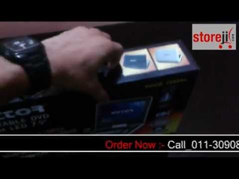 3D Victor Portable DVD Player With 7.5 Inch Led Screen HD