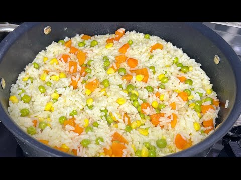 🔝Tane tane sebzeli pilav tari‼️ pilavı birde böyle deneyin✔️