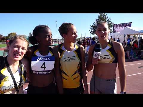 INTERVIEW LYON ATHLE - 4x400 TCF - COUPE DE FRANCE OBERNAI 2018