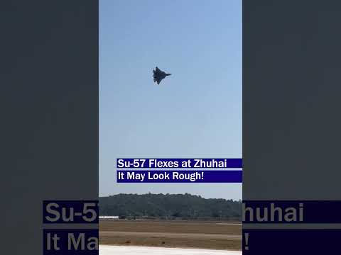 Su-57 Incredible Aerobatics at Zhuhai: Russia's Stealth Fighter in Action!