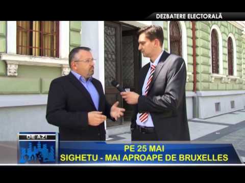 Sighetul de azi (mai 2014) Pe 25 mai, Sighetu - mai aproape de Bruxelles