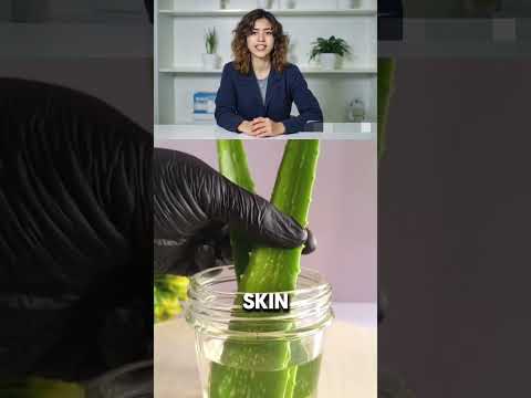 Make Your Own Aloe Vera Cream with Vaseline | Simple & Effective! #alovera #shorts #beautyhacks