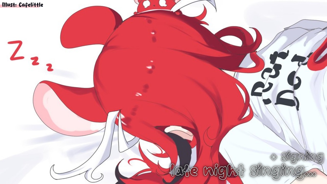 ≪LATE NIGHT KARAOKE≫ casual singing while i sign some cards #shorts