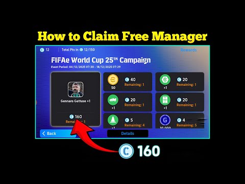 How to Get FREE Gattuso Manager in eFootball 2026 | New Campaign Explained
