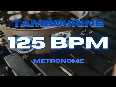 125 BPM - Tambourine Metronome