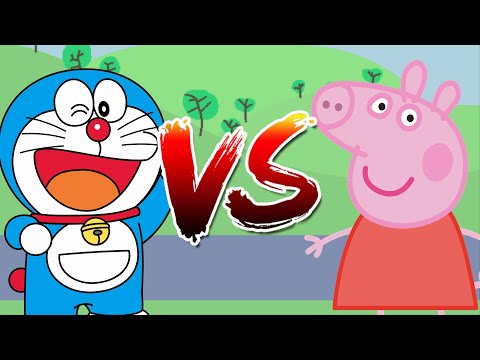 M.U.G.E.N. BATTLES | Doraemon vs Peppa Pig