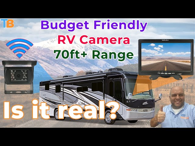 Wireless Backup Camera for RV with Rear View Monitor
