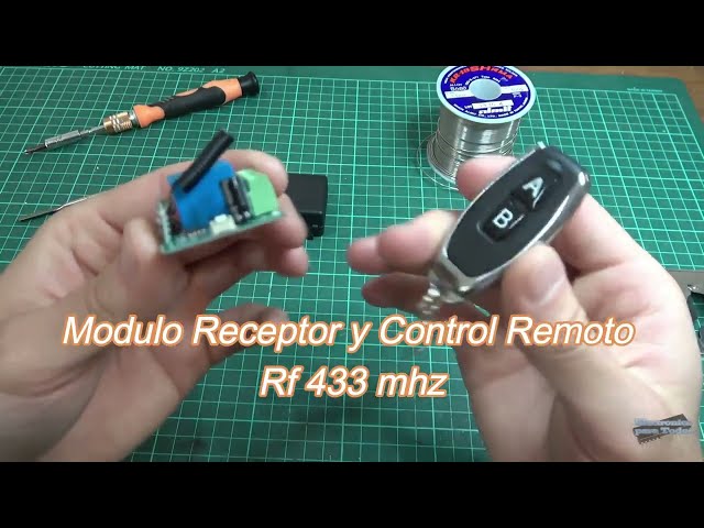 Vídeo relacionado con QIACHIP rx480e-4 Módulo Emisor y Receptor RF 433mhz,Inalámbrico RF Módulo Transmisor y Receptor Kit de Enlace de Salida de 4 Canales para Control Remoto para Arduino 3