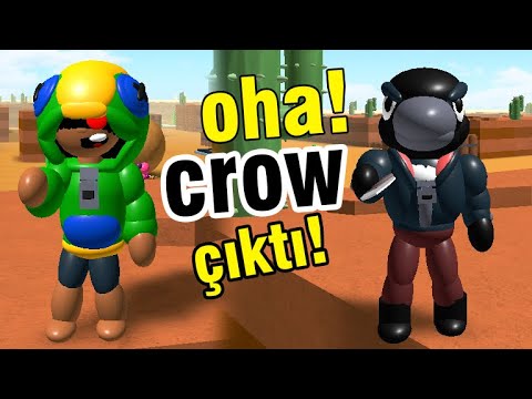 Efsanevi Leon’dan sonra Crow Çıktı! Roblox’da Brawl Stars oynadık * Brawl Stars in Roblox Panda!