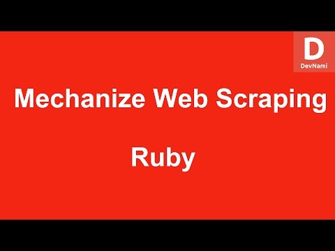 Ruby Mechanize Web Scraping
