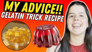 GELATIN TRICK 2026 – ( NEW NATURAL RECIPE!! ) – GELATIN TRICK RECIPE – JELLO DIET TREND 🍮