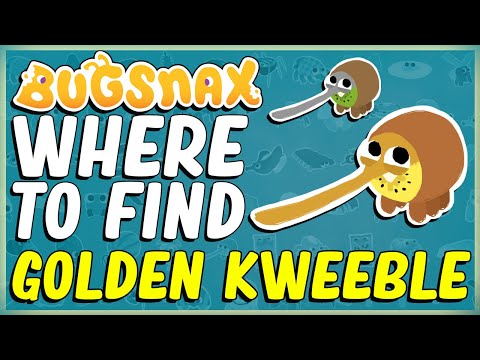 WHERE TO FIND AND HOW TO CATCH A GOLDEN KWEEBLE IN BUGSNAX - BOILING BAY - BUGAPEDIA