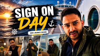 Cruise Ship Sign-On Day✈️🚢|Moving Into My Crew cabin Crew Life Ep.1| Embarkation & Unpacking luggage