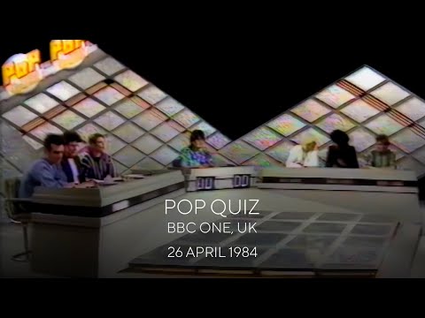 The Smiths - Morrissey on Pop Quiz, BBC One, UK - 26 April 1984