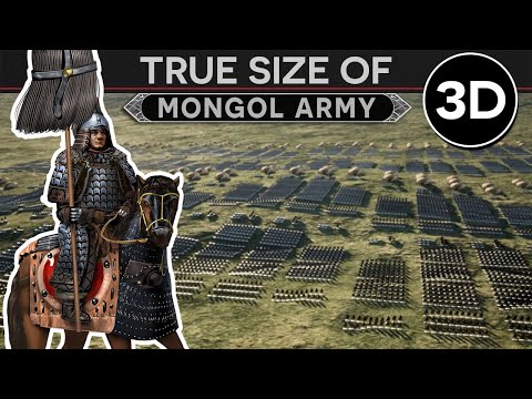 True Size of a Mongol Army - Experience the Endless Horde! DOCUMENTARY