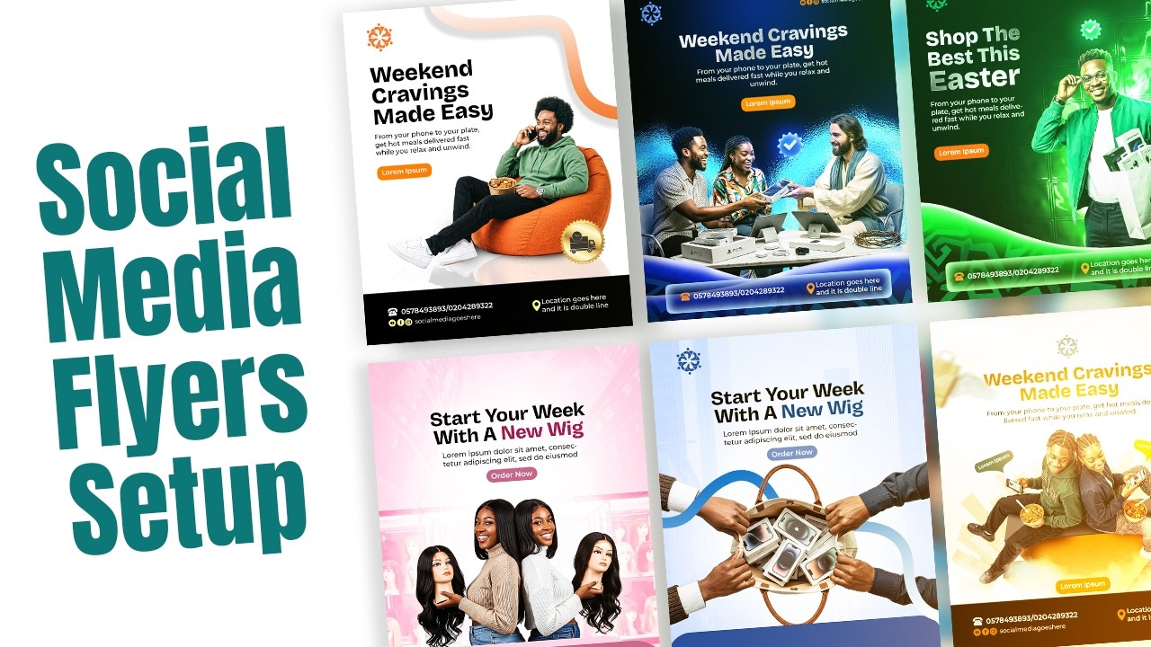 Setting Up Your First Social Media Campaign Flyer Designs