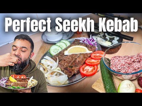 Perfect Seekh Kebab Recipe - Soft and Juicy Lamb Keema Kebab