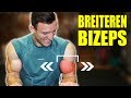 Schnell einen breiteren Bizeps bekommen | So schafft es jeder!
