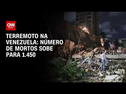Sobe para 1.450 o número mortos em terremotos na Venezuela | BOLETIM CNN