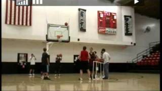 preview picture of video 'Basketball World Record 33 underhanded free throws made in one minute, Jeff Liles.mpg'