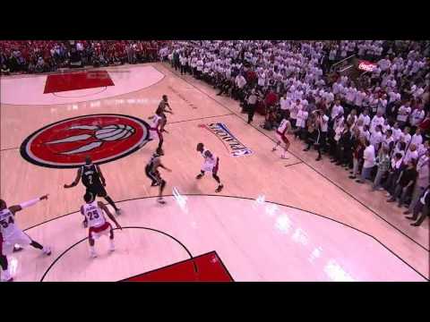 NBA, playoff 2014, Raptors vs. Nets, Round 1, Game 7, Move 60, Terrence Ross, steal
