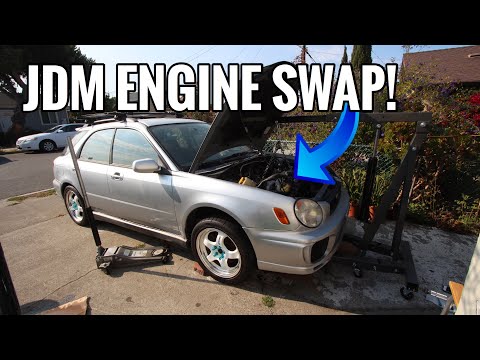 SWAPPING A JDM EJ20 IN A BUGEYE! (JDM AS FU*K!)