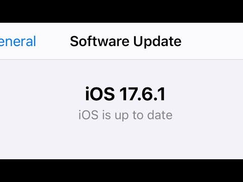 How To Install Software Update iOS 17.6.1