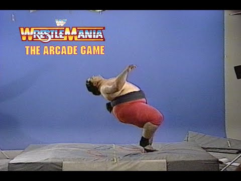 Watch Yokozuna And Mr. Fuji Perform Motion Capture For WWF WrestleMania: The Arcade Game