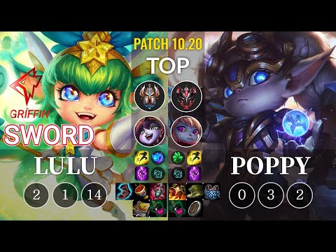 GRF Sword Lulu vs Poppy Top - KR Patch 10.20