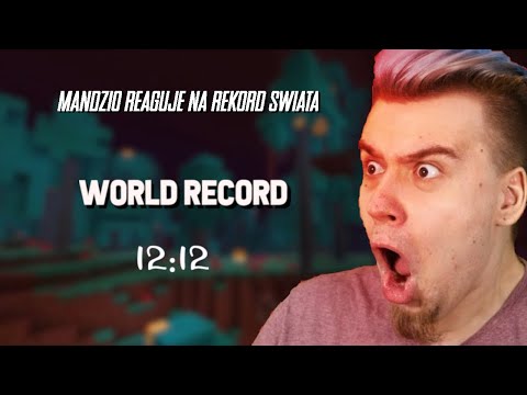 @Mandzio​ OGLĄDA NOWY REKORD ŚWIATA W MINECRAFT SPEEDRUN