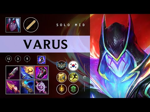 Varus Mid vs Akali - KR Challenger Patch 26.01