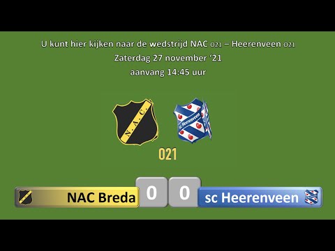 NAC O21 - Heerenveen O21