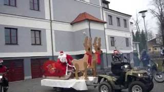 preview picture of video 'Santa Claus 1 v Týně nad Vltavou 24122009'