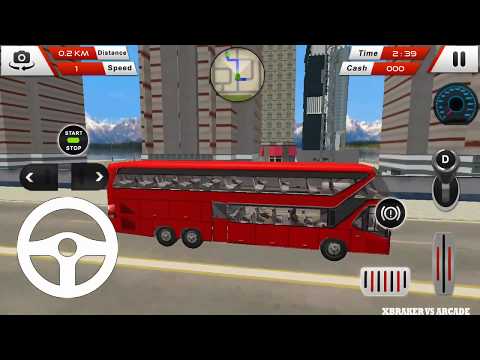 Euro Coach Bus Driving - Offroad Drive Simulator: Red Bus Driving Game - Android GamePlay 2019