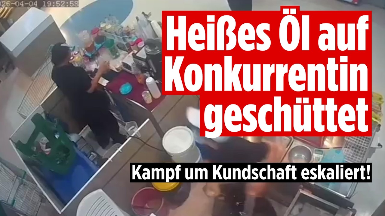 BRUTALE ESKALATION: Verkäuferin verletzt Kollegin mit heißem Öl in Thailand