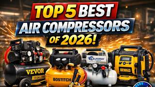 Top 5 Best Air Compressors 2026 💨 | Portable, Pancake & Heavy Duty Picks (Buying Guide)