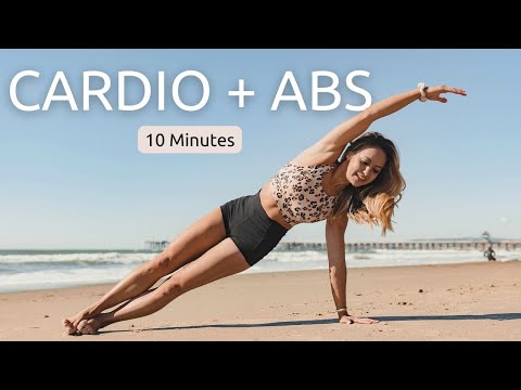 10 MIN CARDIO & PILATES ABS WORKOUT (No Equipment)