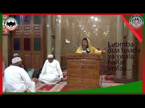 KUOMBA DUA BAADA YA SWALA INAFAA AU HAIFAI......? JIBU HILI HAPA