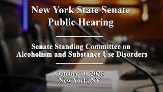 New York State Senate Public Hearing - 10/10/2025